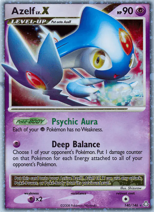 Carta Azelf 140/146 de Legends Awakened