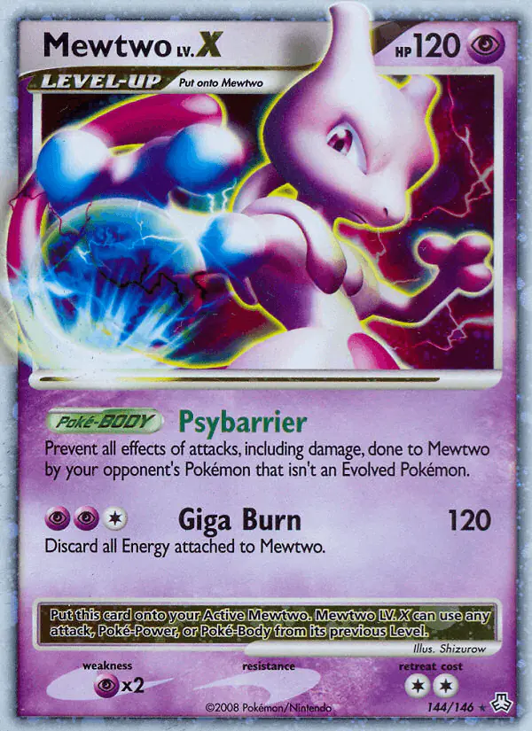Carta Mewtwo 144/146 de Legends Awakened