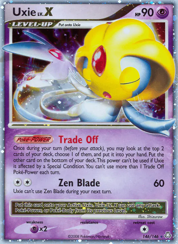 Carta Uxie 146/146 de Legends Awakened