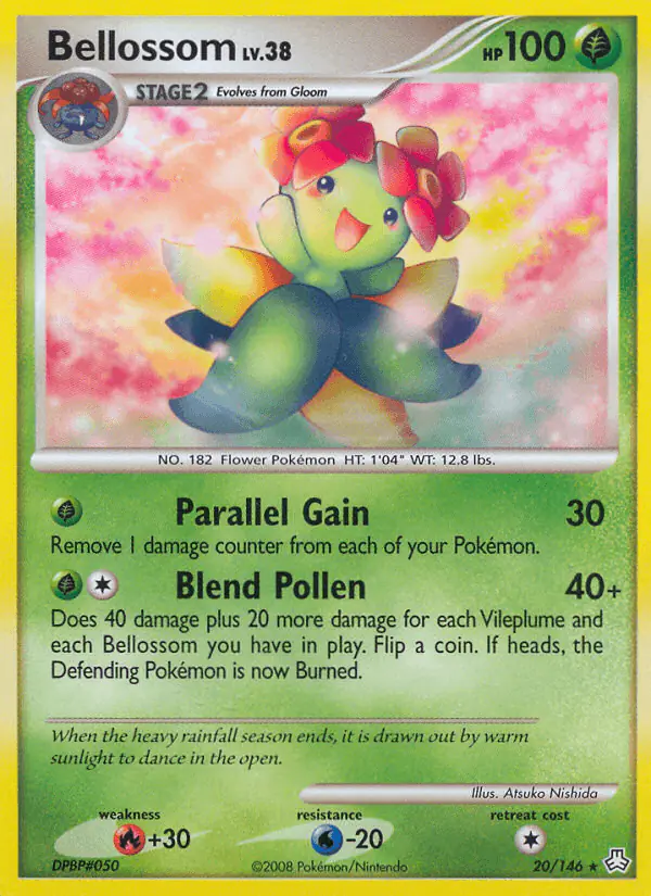 Carta Bellossom 20/146 de Legends Awakened