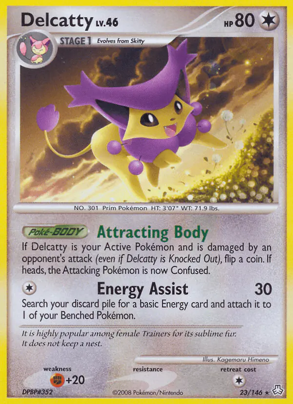 Carta Delcatty 23/146 de Legends Awakened