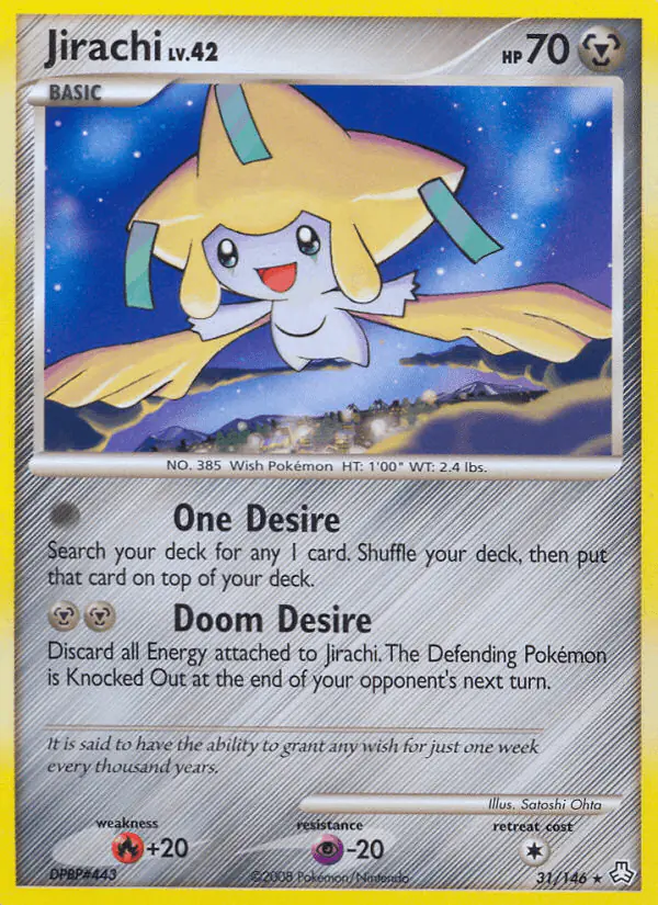 Carta Jirachi 31/146 de Legends Awakened