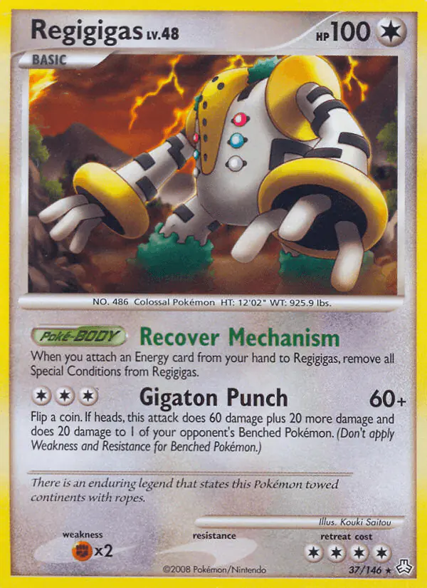 Carta Regigigas 37/146 de Legends Awakened