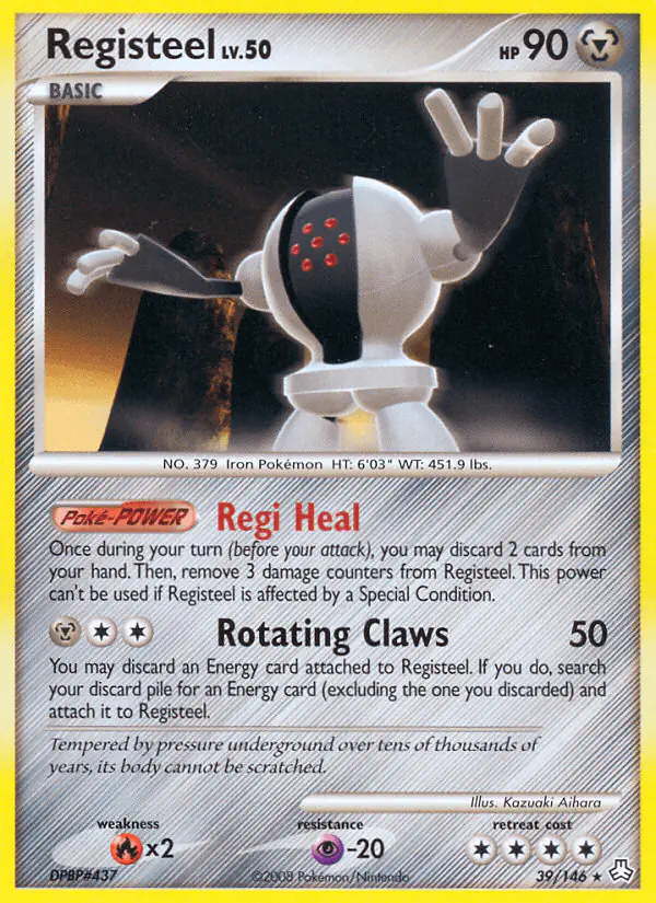 Carta Registeel 39/146 de Legends Awakened