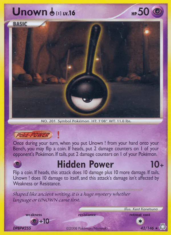Carta Unown ! 42/146 de Legends Awakened