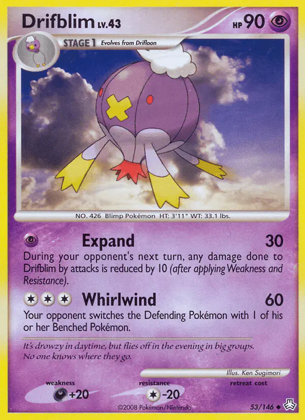 Carta Drifblim 53/146 de Legends Awakened