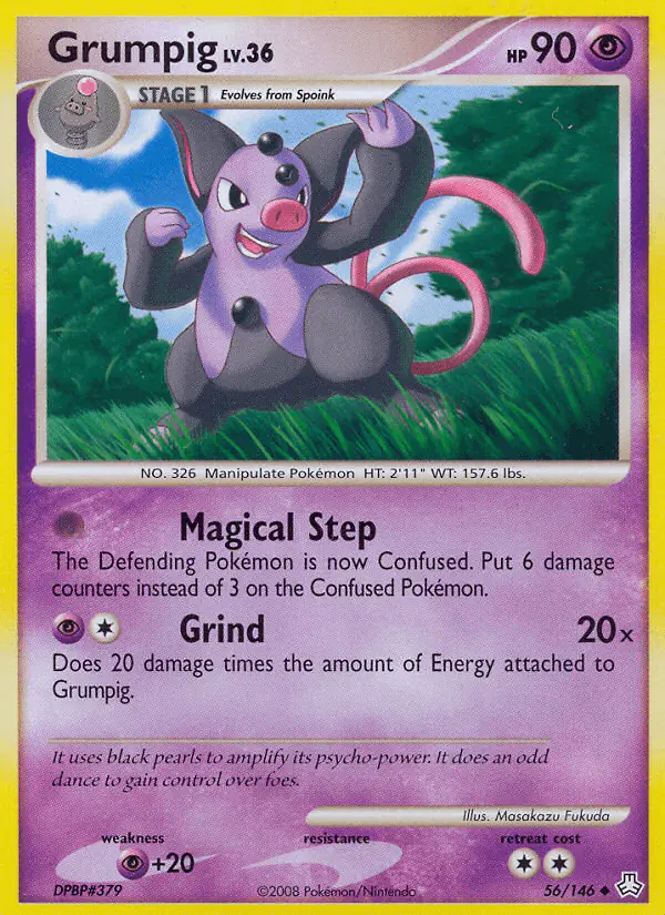 Carta Grumpig 56/146 de Legends Awakened
