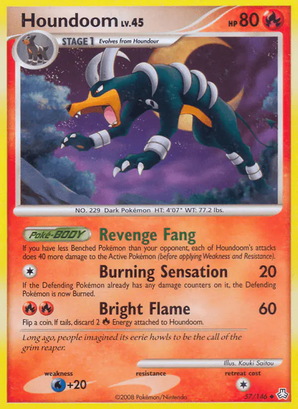 Carta Houndoom 57/146 de Legends Awakened