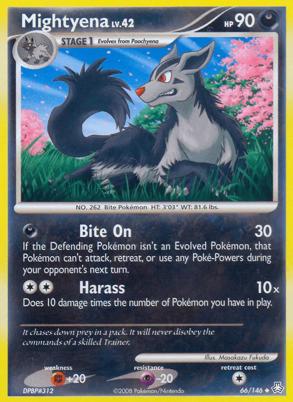 Carta Mightyena 66/146 de Legends Awakened