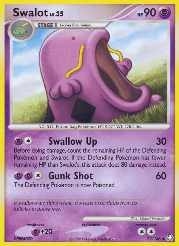 Carta Swalot 72/146 de Legends Awakened