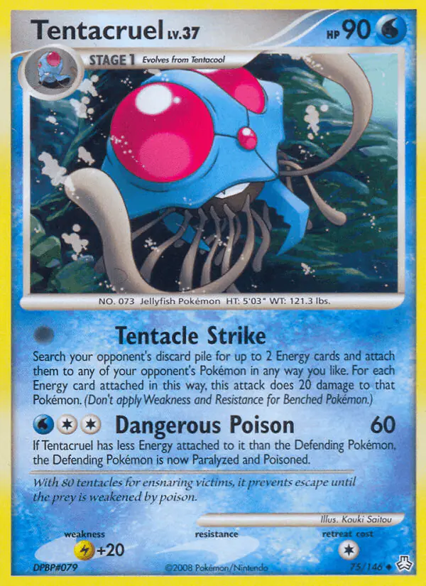 Carta Tentacruel 75/146 de Legends Awakened