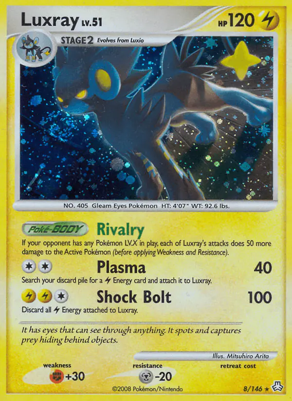 Carta Luxray 8/146 de Legends Awakened