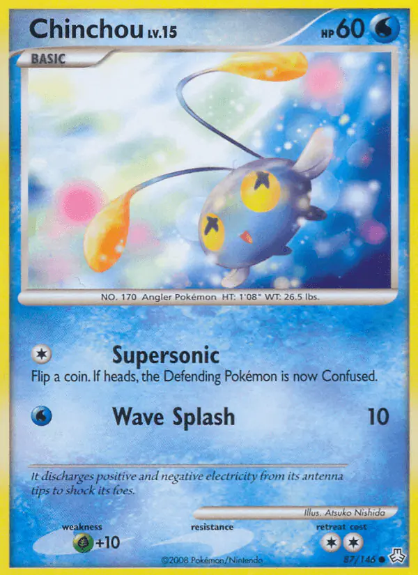Carta Chinchou 87/146 de Legends Awakened