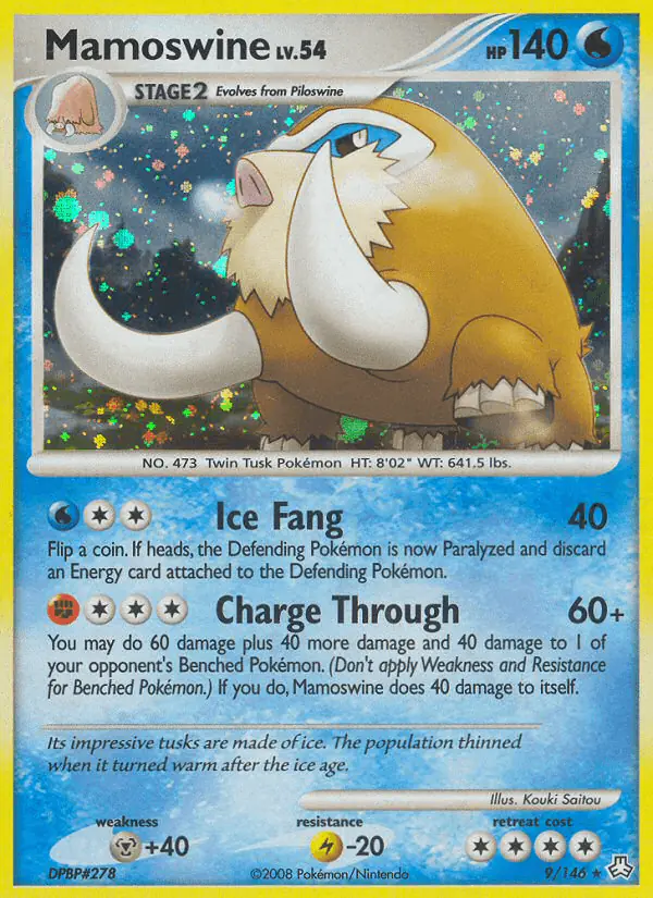 Carta Mamoswine 9/146 de Legends Awakened