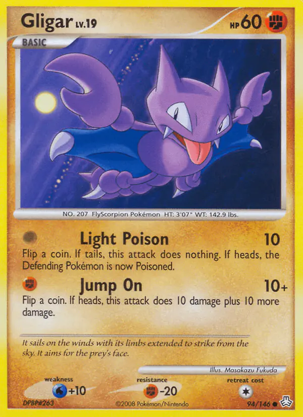 Carta Gligar 94/146 de Legends Awakened