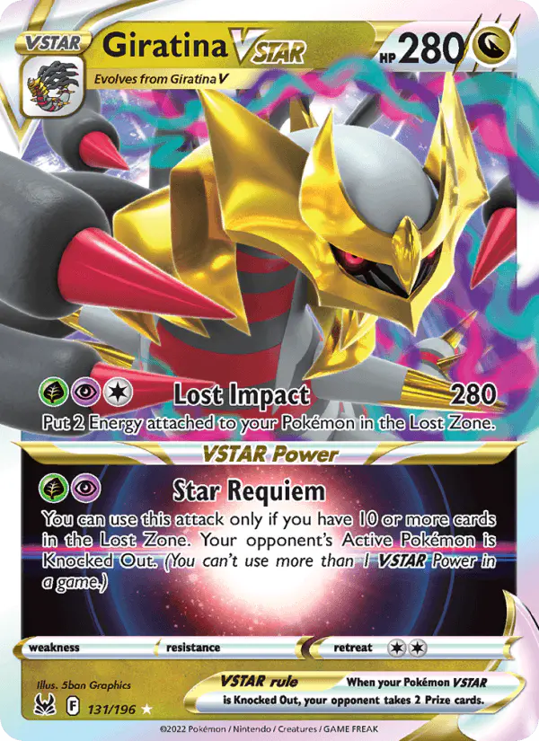 Carta Giratina VSTAR 131/196 de Lost Origin