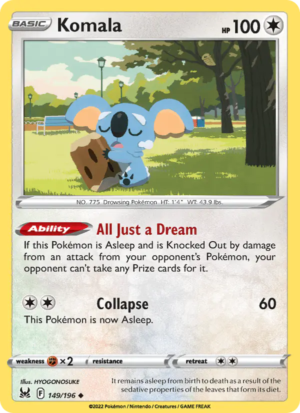 Carta Komala 149/196 de Lost Origin