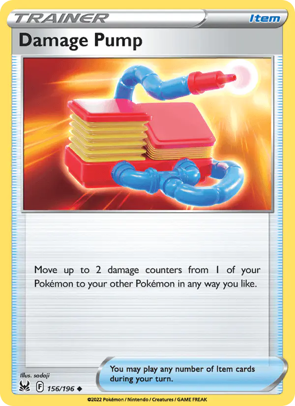 Carta Damage Pump 156/196 de Lost Origin