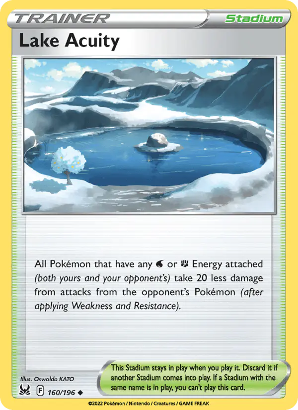 Carta Lake Acuity 160/196 de Lost Origin