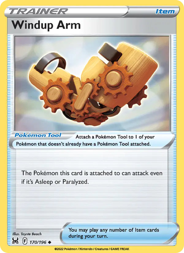 Carta Windup Arm 170/196 de Lost Origin