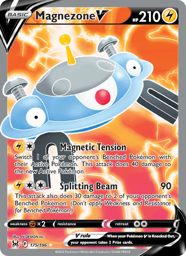 Carta Magnezone V 175/196 de Lost Origin