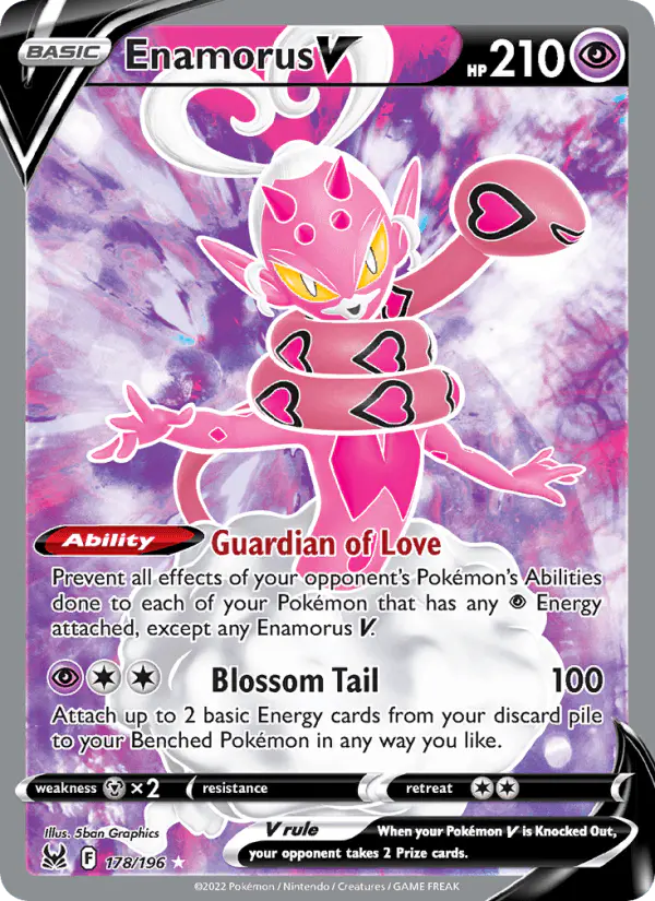Carta Enamorus V 178/196 de Lost Origin