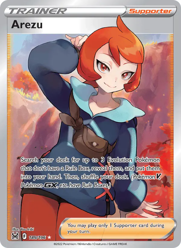Carta Arezu 189/196 de Lost Origin