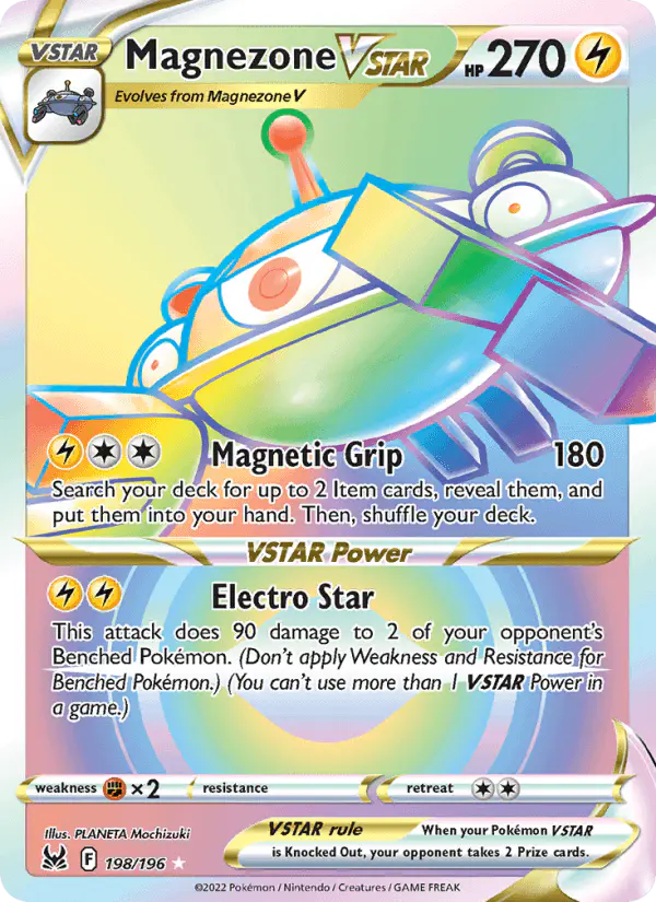 Carta Magnezone VSTAR 198/196 de Lost Origin