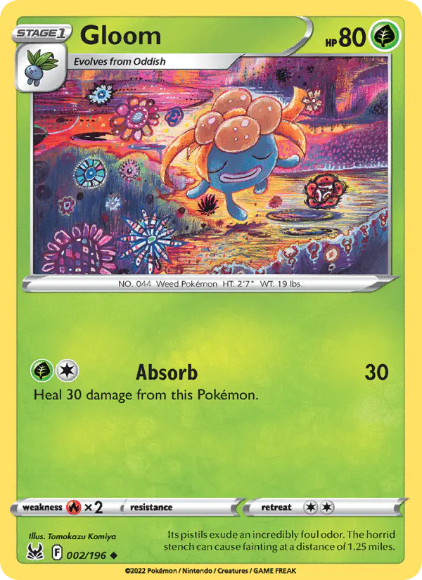Carta Gloom 002/196 de Lost Origin