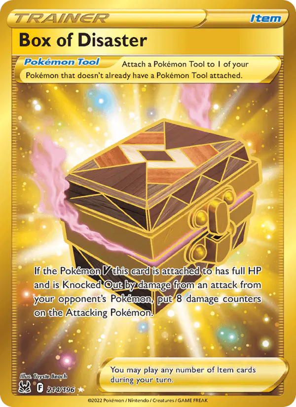 Carta Box of Disaster 214/196 de Lost Origin