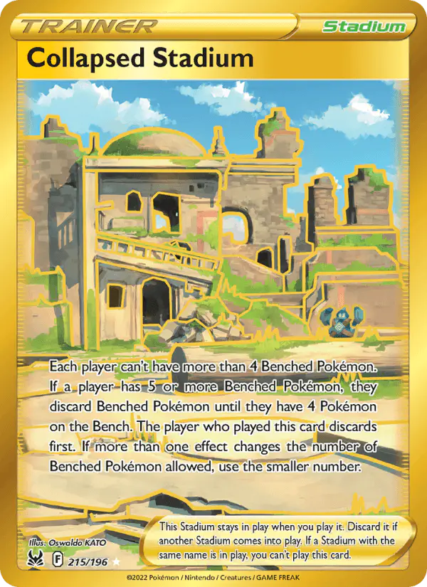 Carta Collapsed Stadium 215/196 de Lost Origin