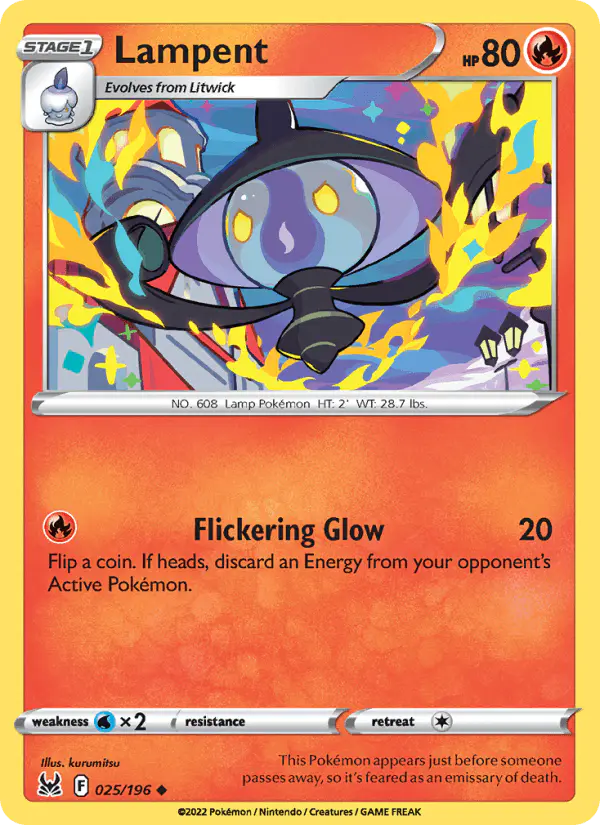 Carta Lampent 025/196 de Lost Origin