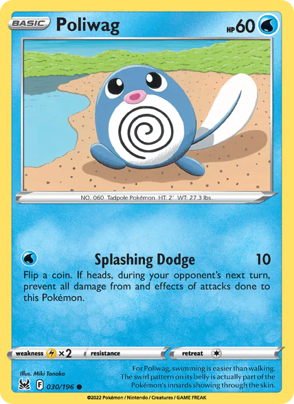 Carta Poliwag 030/196 de Lost Origin