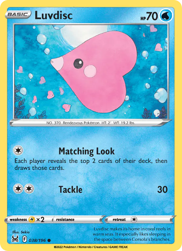 Carta Luvdisc 038/196 de Lost Origin