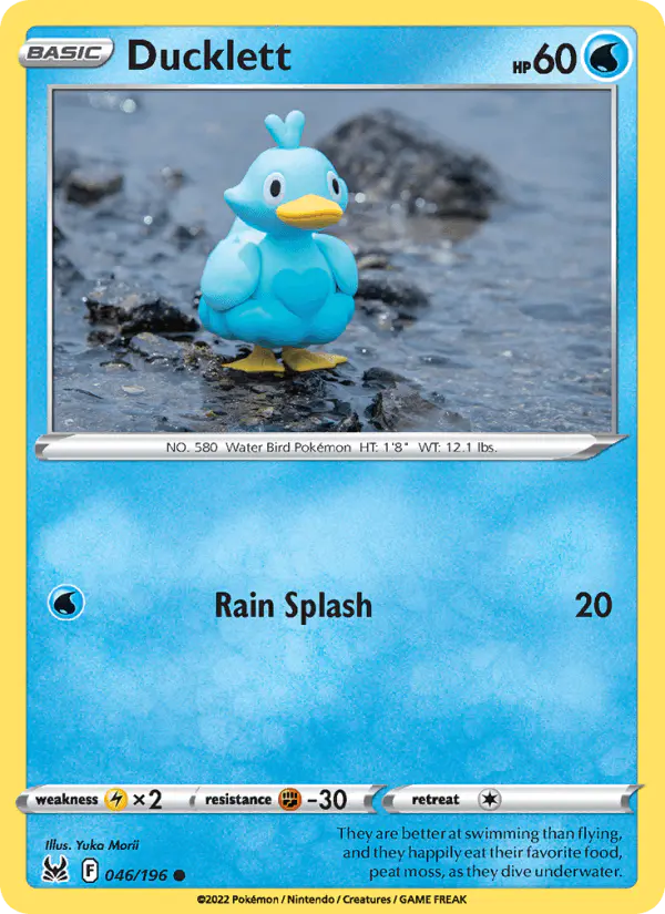 Carta Ducklett 046/196 de Lost Origin