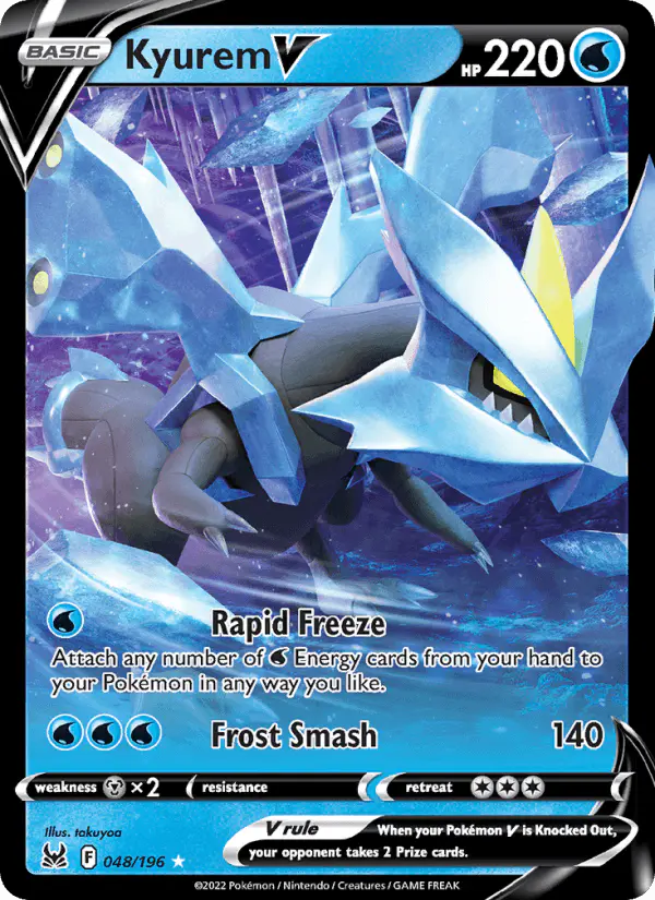 Carta Kyurem V 048/196 de Lost Origin