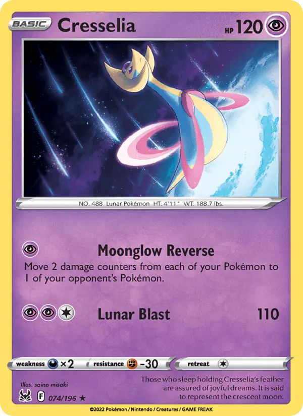 Carta Cresselia 074/196 de Lost Origin
