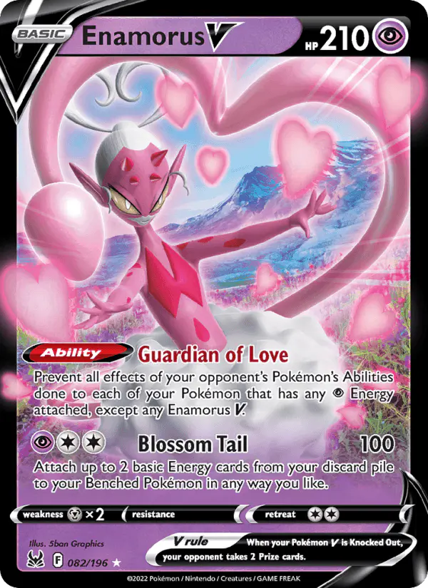 Carta Enamorus V 082/196 de Lost Origin