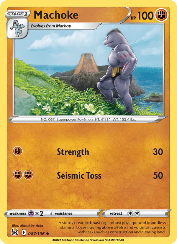 Carta Machoke 087/196 de Lost Origin