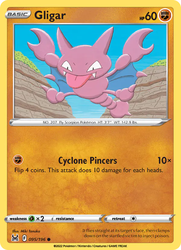 Carta Gligar 095/196 de Lost Origin