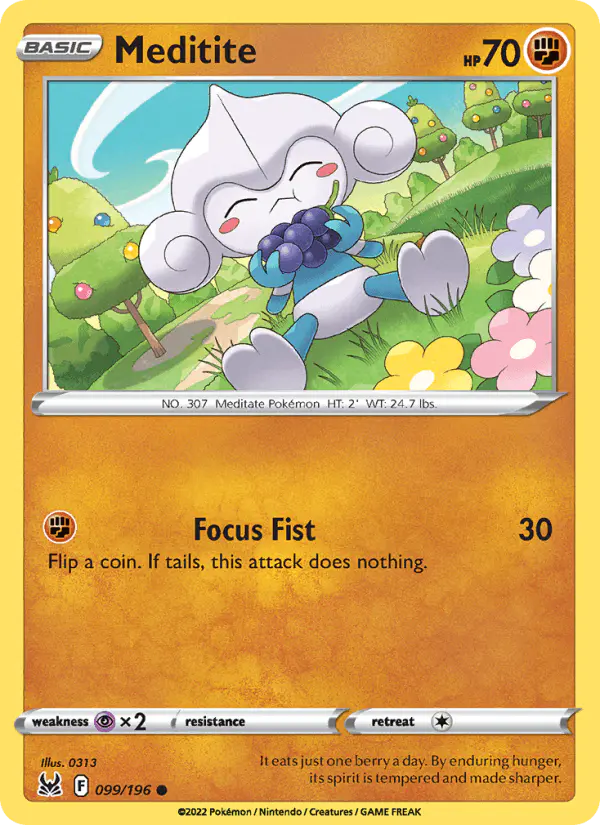Carta Meditite 099/196 de Lost Origin