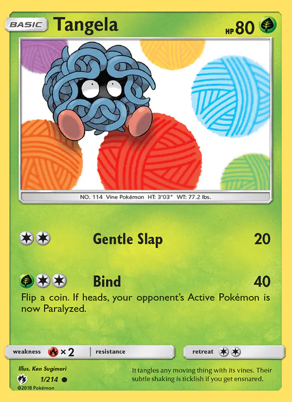 Carta Tangela 1/214 de Lost Thunder