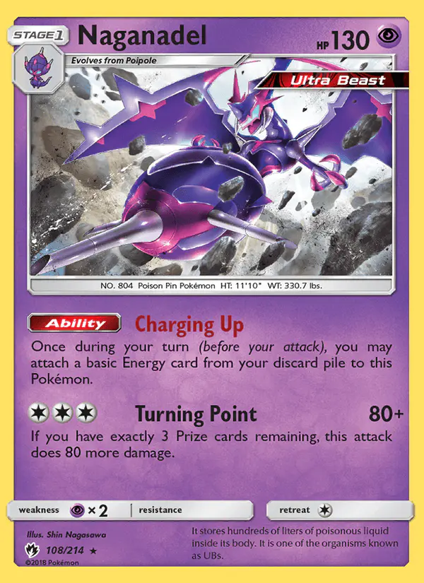 Carta Naganadel 108/214 de Lost Thunder