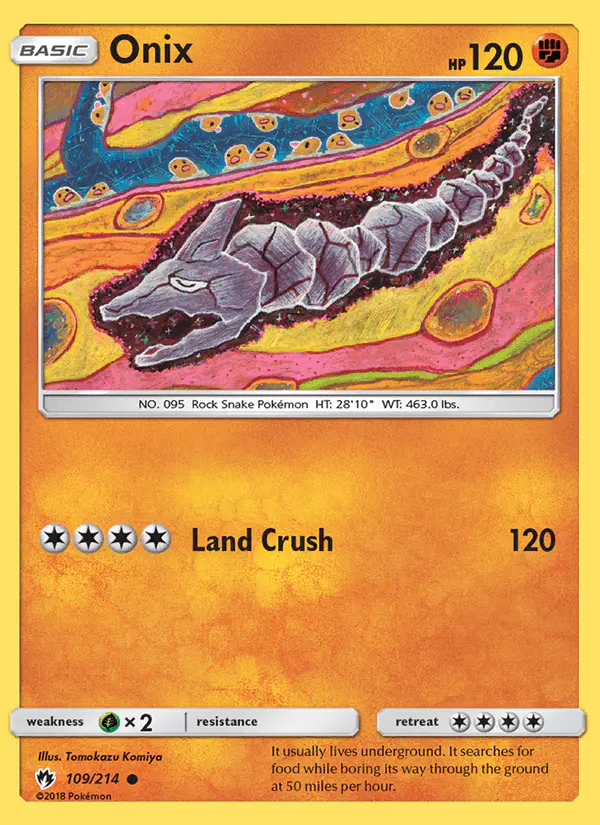 Carta Onix 109/214 de Lost Thunder