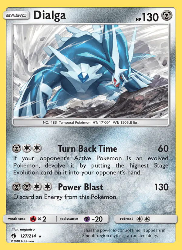 Carta Dialga 127/214 de Lost Thunder