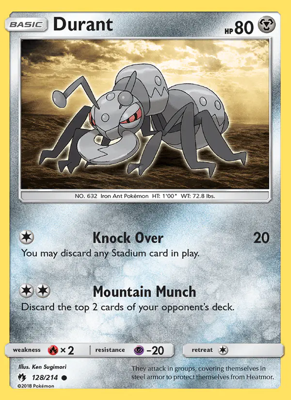 Carta Durant 128/214 de Lost Thunder