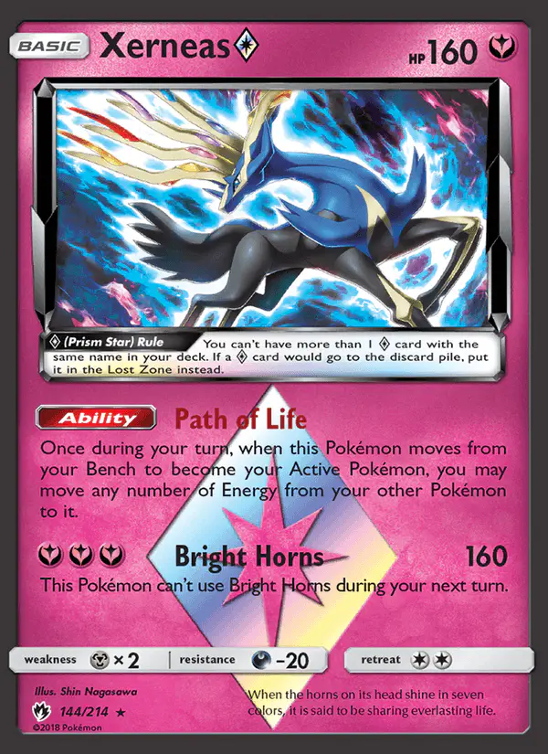 Carta Xerneas ◇ 144/214 de Lost Thunder