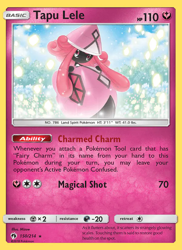 Carta Tapu Lele 150/214 de Lost Thunder