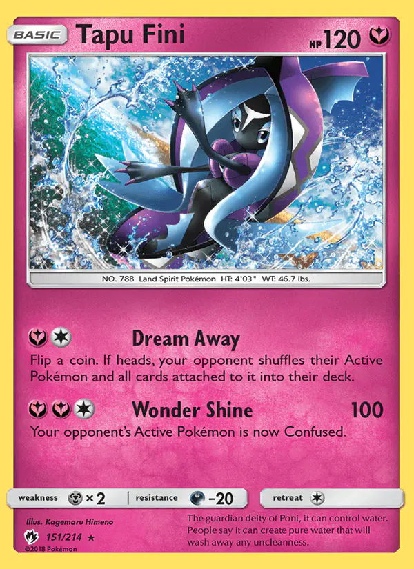 Carta Tapu Fini 151/214 de Lost Thunder
