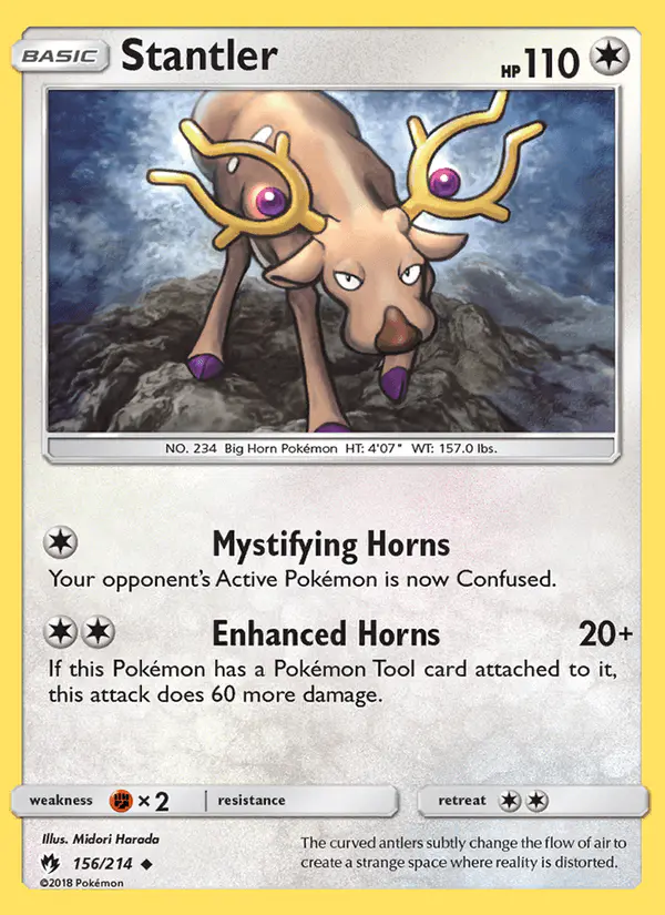 Carta Stantler 156/214 de Lost Thunder